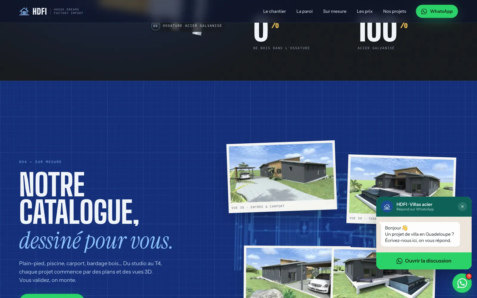 Le catalogue des modèles HDFI