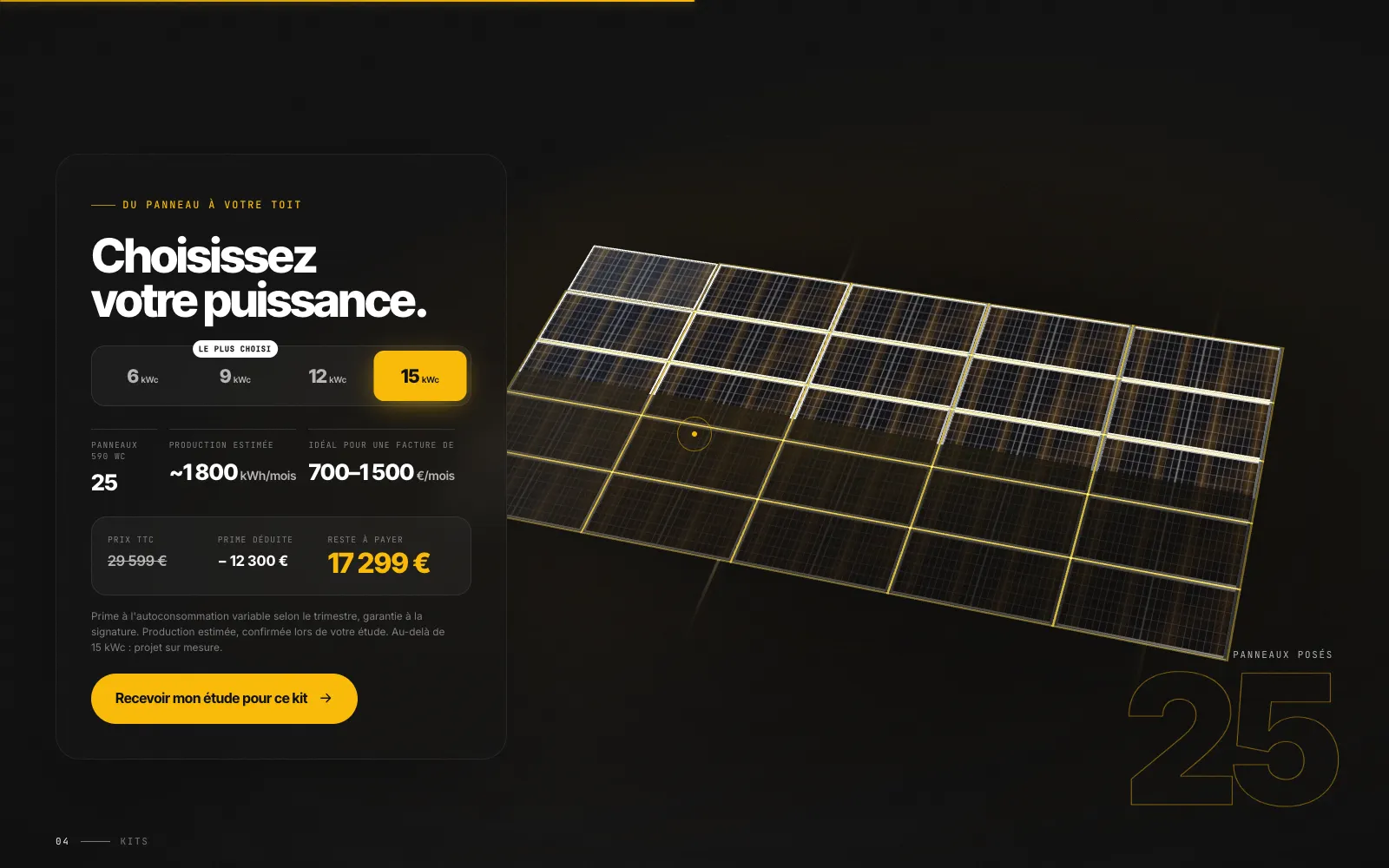 Le comparateur de kits solaires de Sun Voltaïk